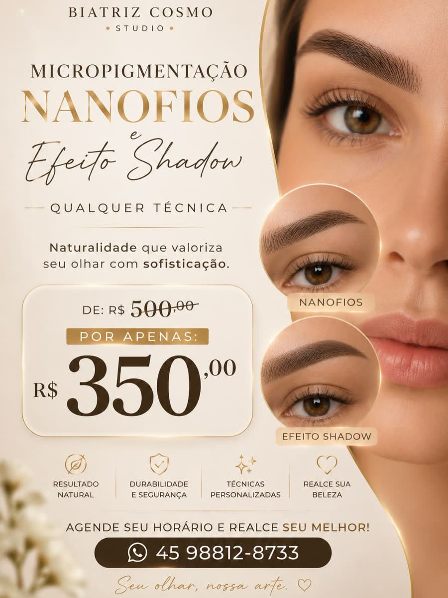Resultado micropigmentação nanofios