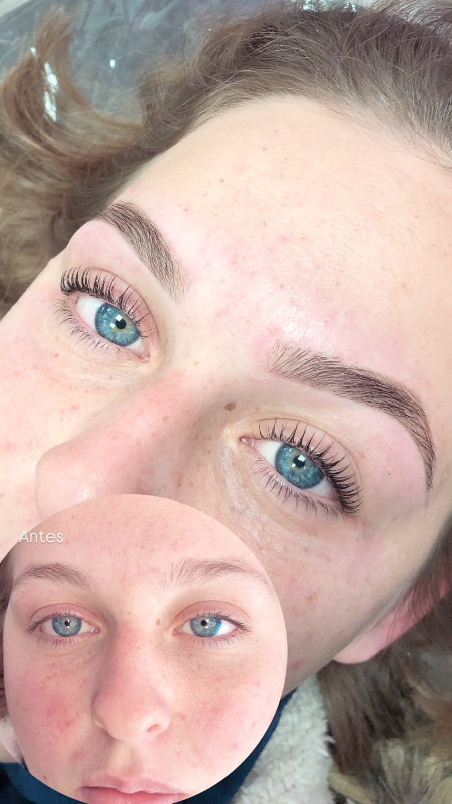 Resultado lash lifting